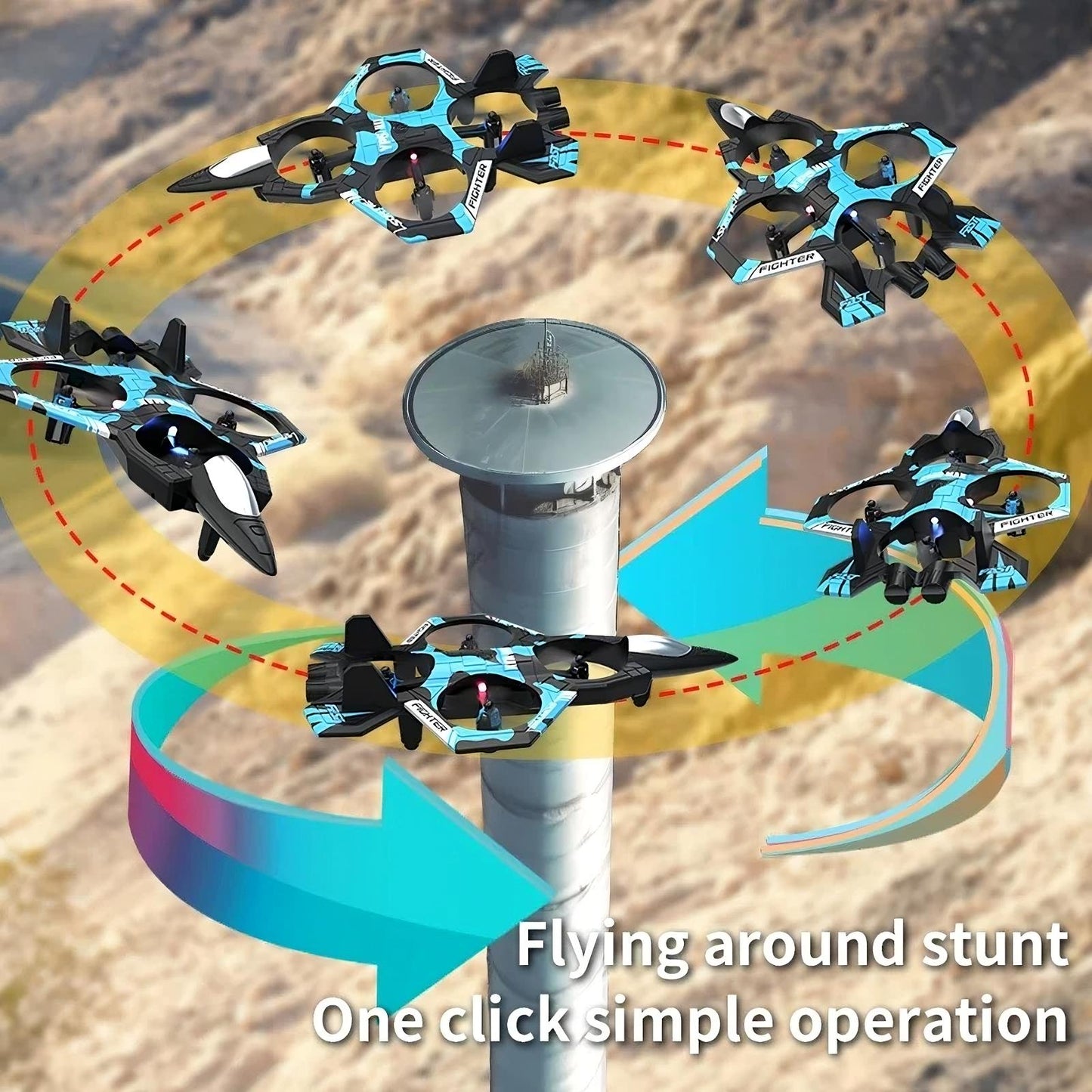 Dron de combate de espuma RC